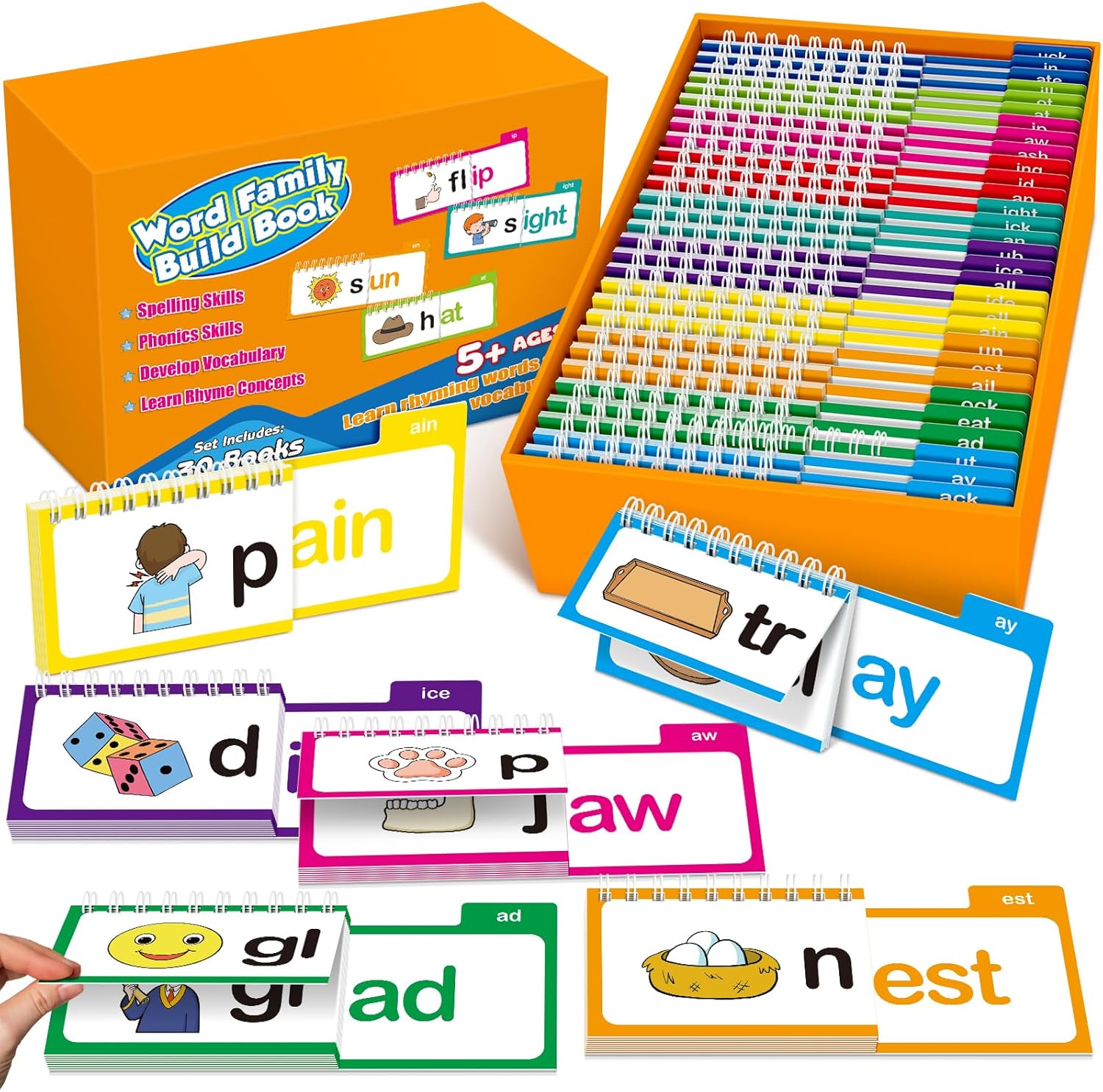 Phonics Card Game - Libro di Carte Flashfonetiche per Famiglie