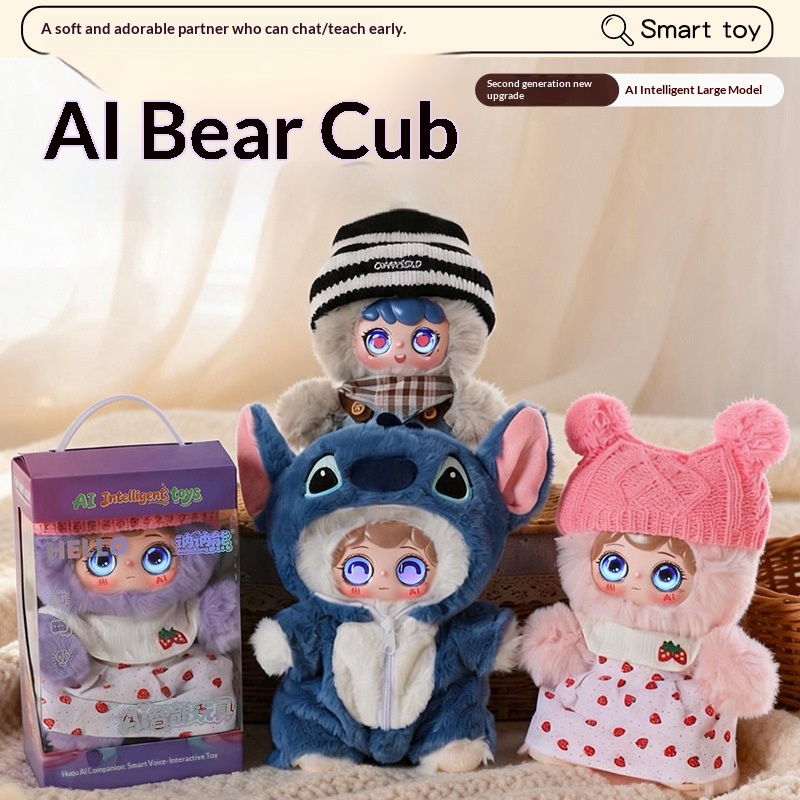 Kids Education And You - Peluche AI Bear, giocattolo intelligente parlante