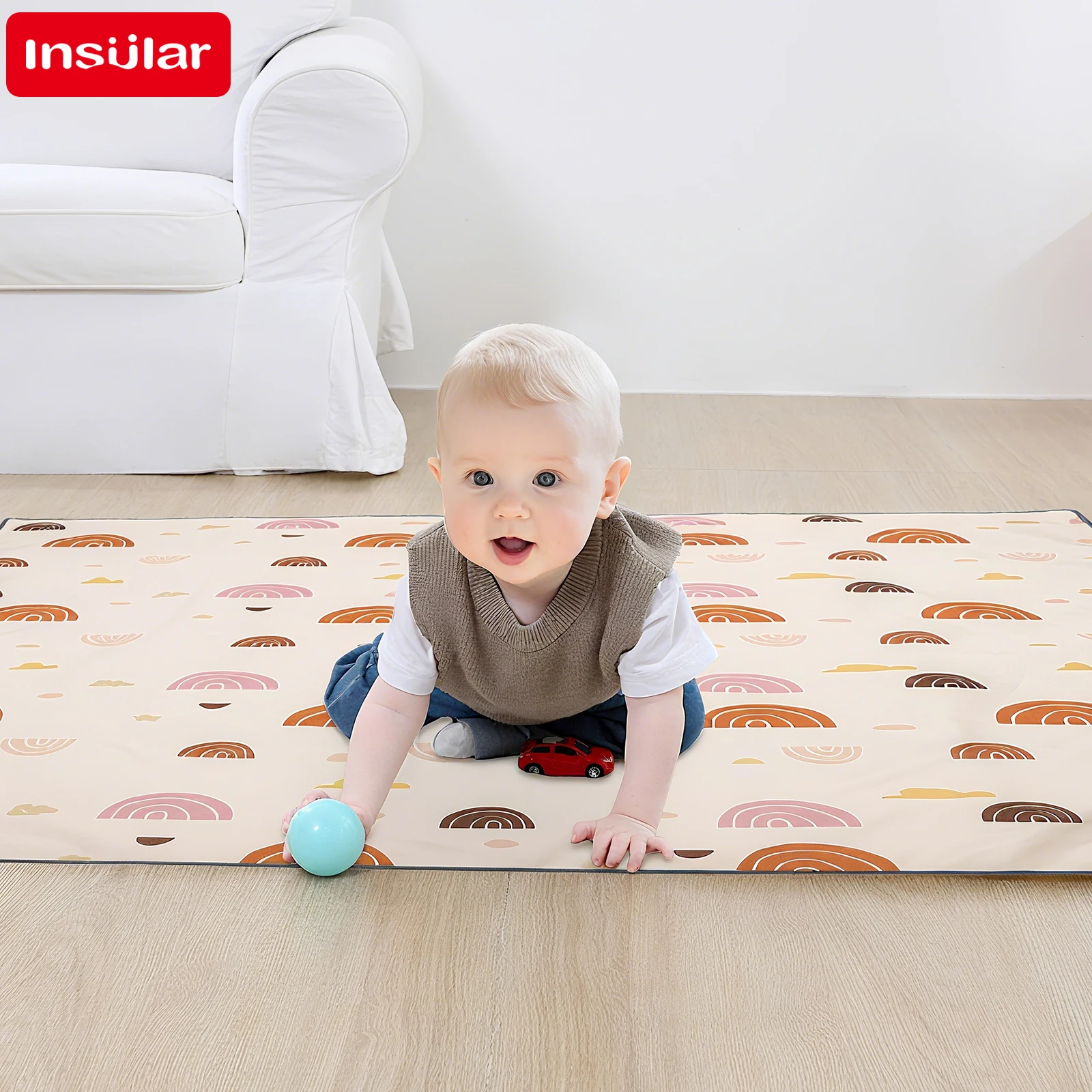 Kids Educational Mat - INSULAR Materasso educativo per bambini Pieghevole