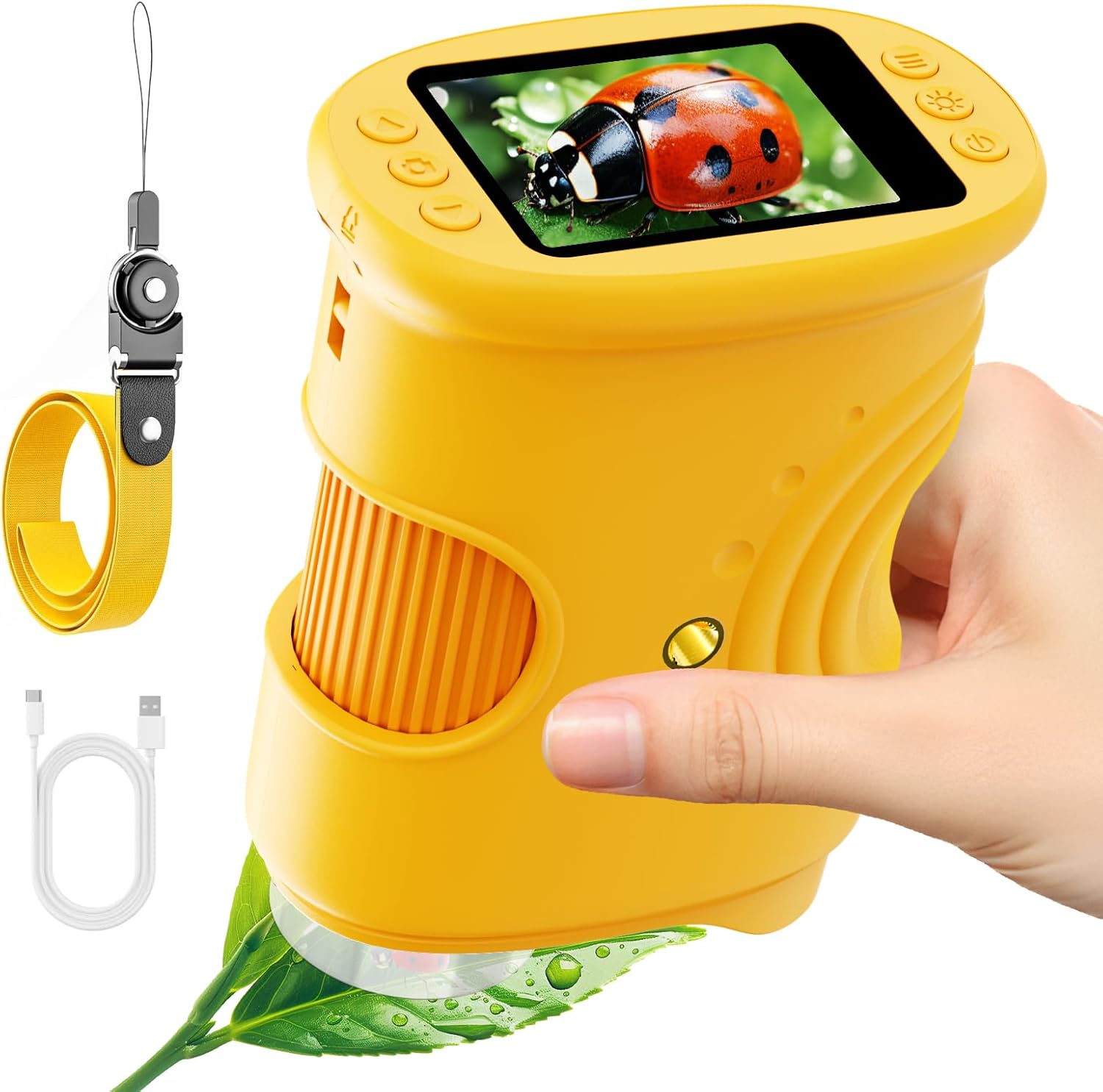 Education Kids Definition - Microscopio digitale per bambini 1000X palmare