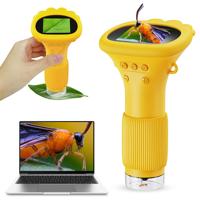 Education Kids Definition - Microscopio Digitale Portatile per Bambini, Microscopio