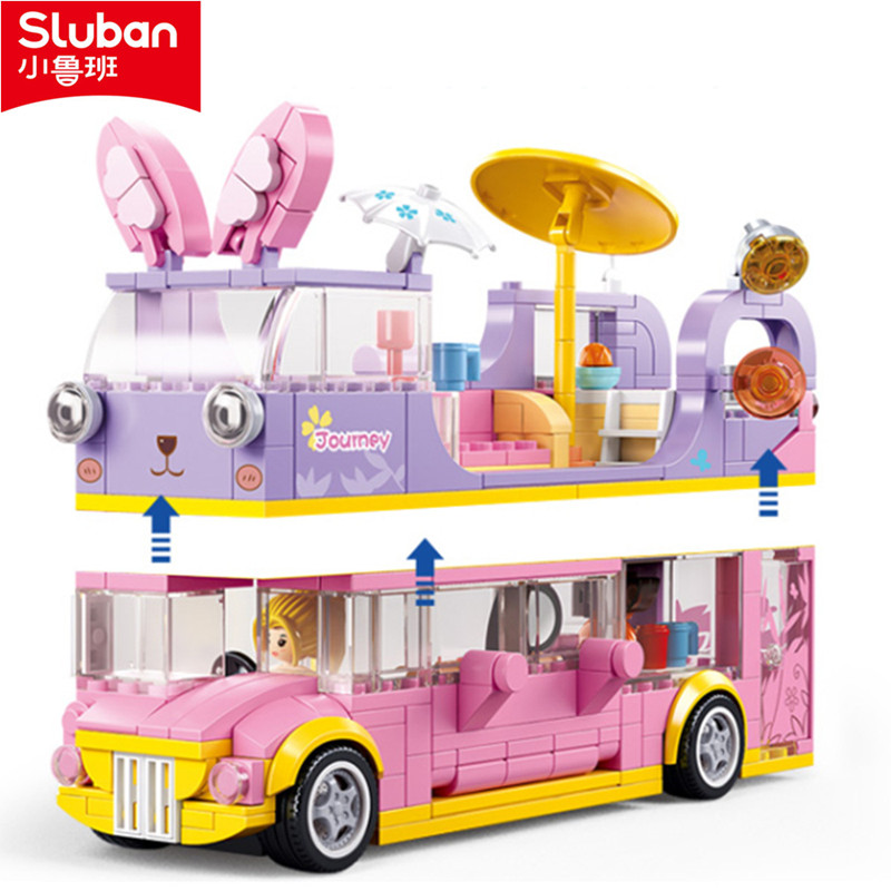 Happy Kids Education - Sluban 412 pezzi blocchi di costruzione