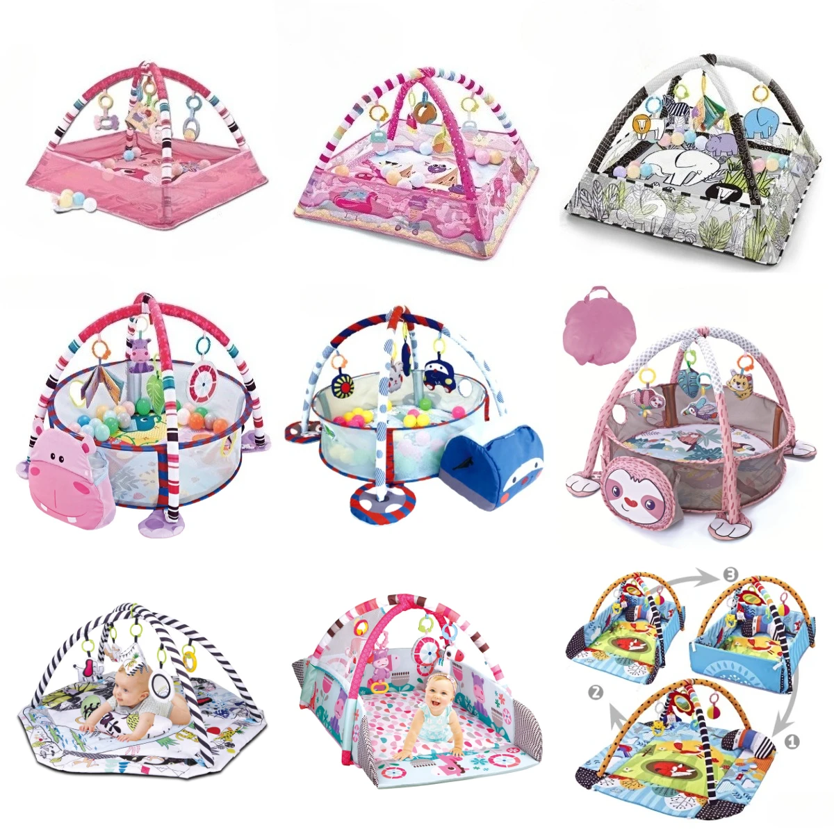 Kids Educational Mat - Telaio fitness educativo per bambini Tappetino