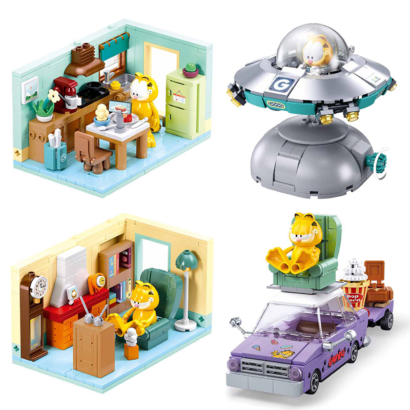 Kids Education Tv Shows - 2024 SLUBAN The Garfield Show Building