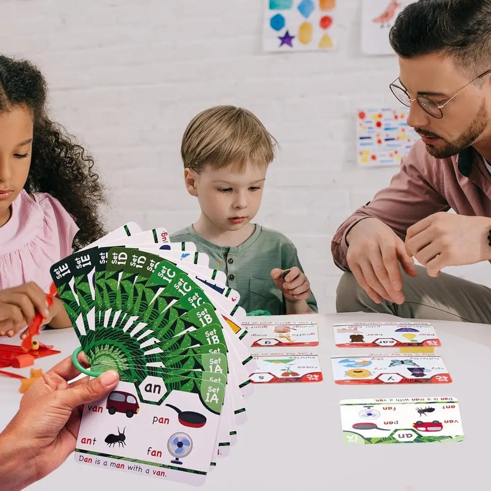 Phonics Card Game - ABLJ Phonics Sight Words Schede flash