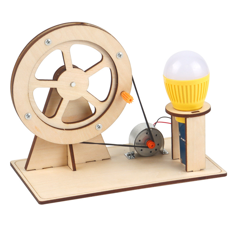 Kids Doctor Education - Generatore manuale in legno Giocattolo scientifico