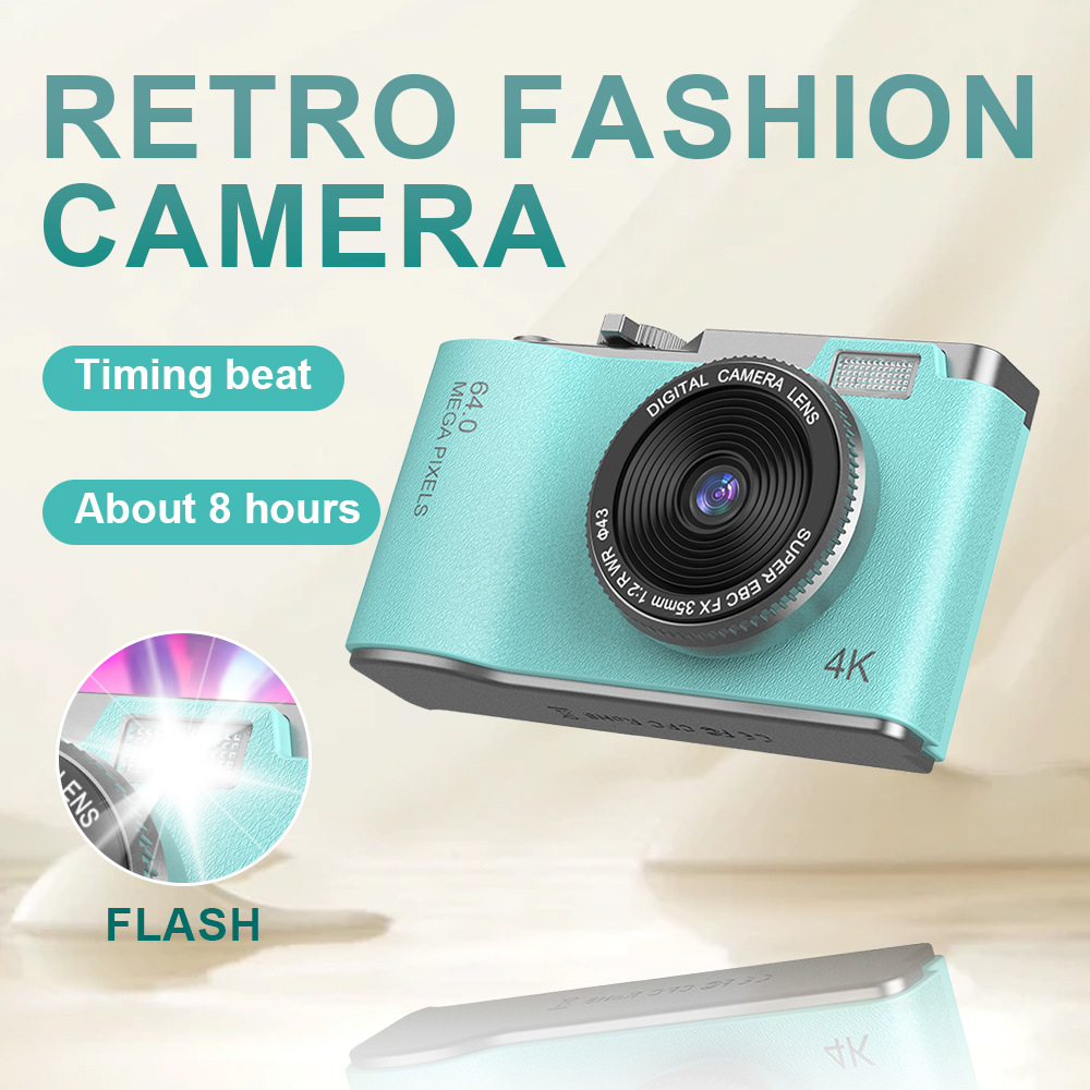 Kids Physical Education Videos - Fotocamera digitale 4K 64MP Fotocamera Videocamera