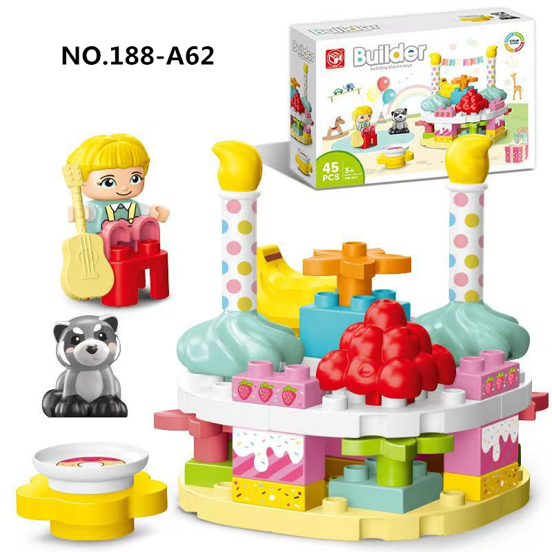 Happy Kids Education - 45 pz/set Creativo Buon Compleanno Torta