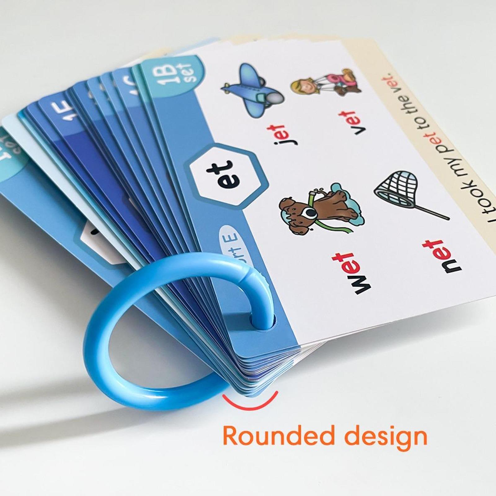 Phonics Card Game - Carte Flash per l'Apprendimento della Fonetica,