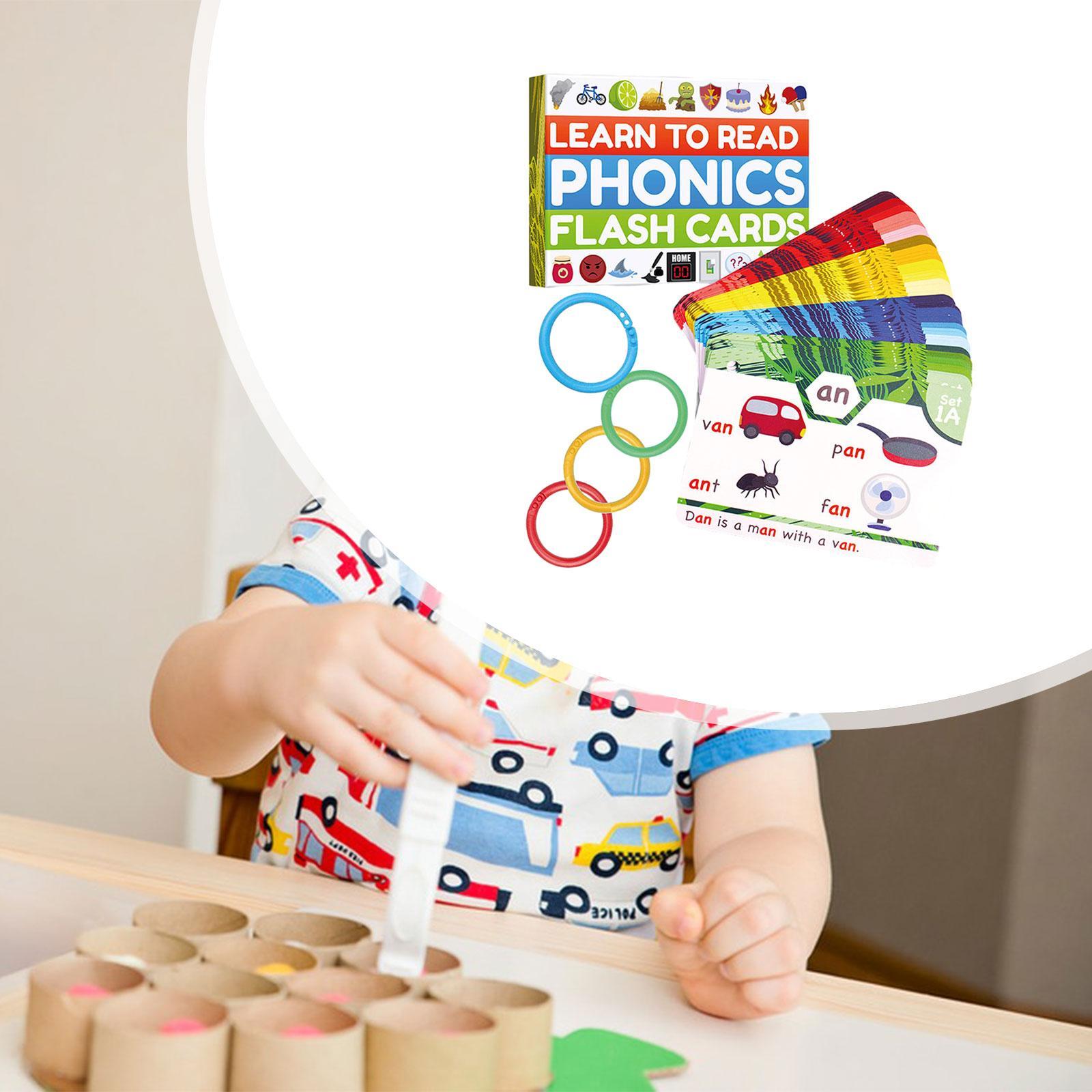 Phonics Card Game - Gioco fonetico Parole visive Apprendimento Vocabolario