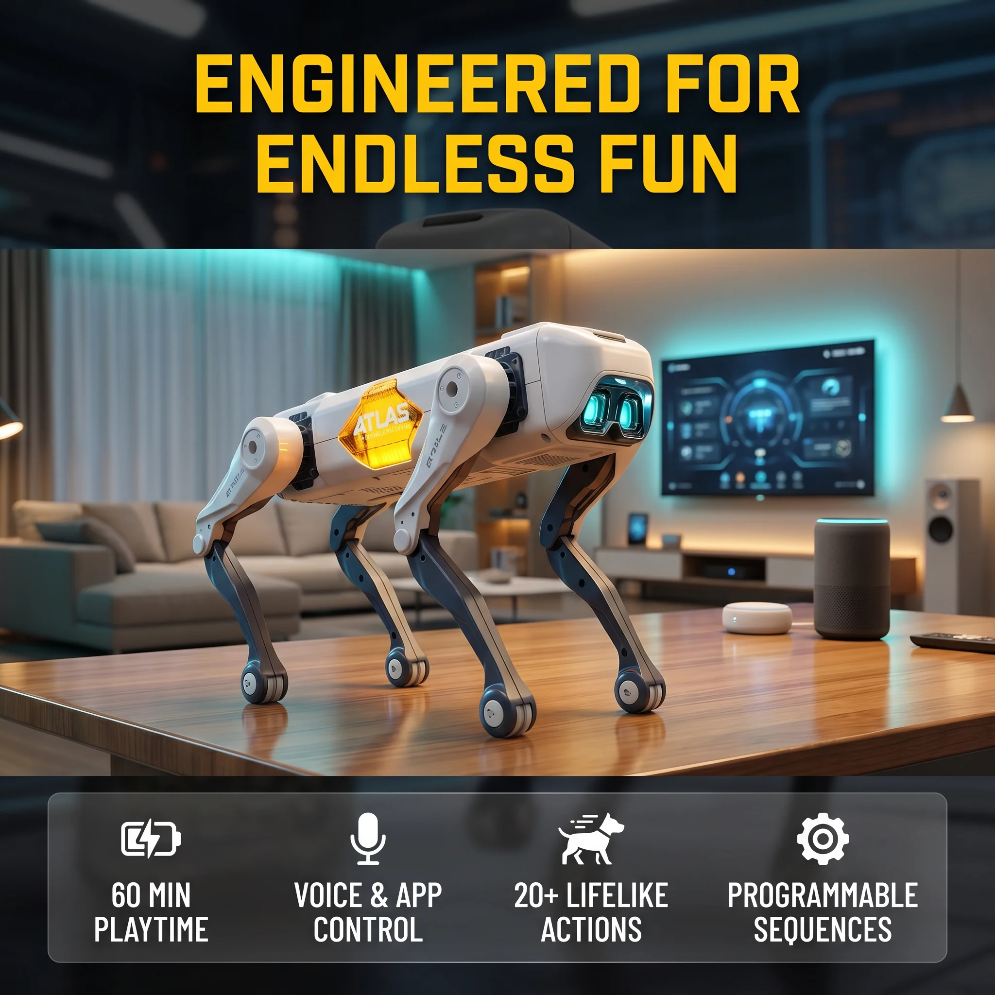 Kids Education App Free - Cane Robot Intelligente AI, Controllo Vocale