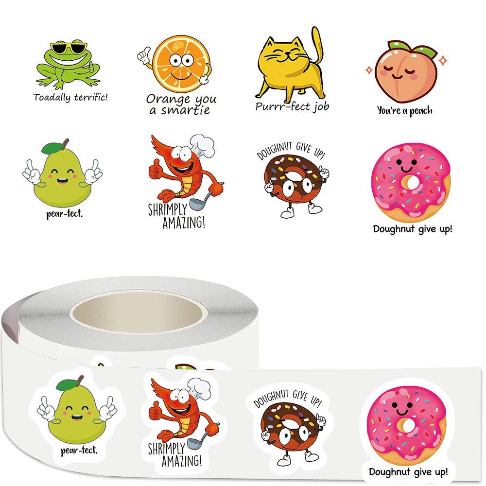 500 pezzi rotolo carino decalc - Kids Education Motivation recensione e prezzo
