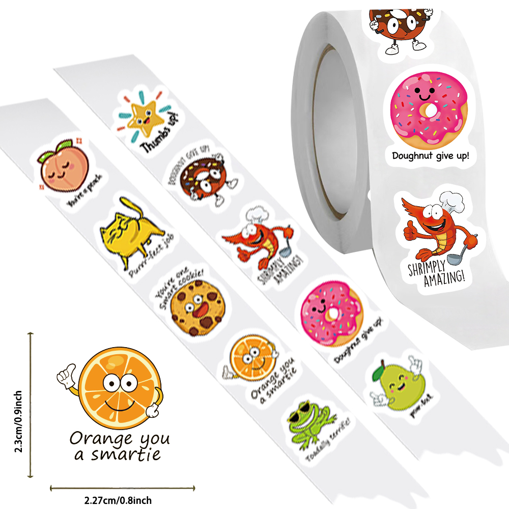 500 pezzi rotolo carino decalc - Kids Education Motivation recensione e prezzo