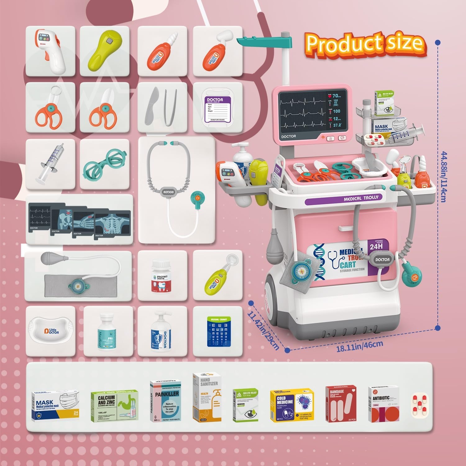 Set Medico Deluxe per Bambini, - Kids Doctor Education recensione e prezzo