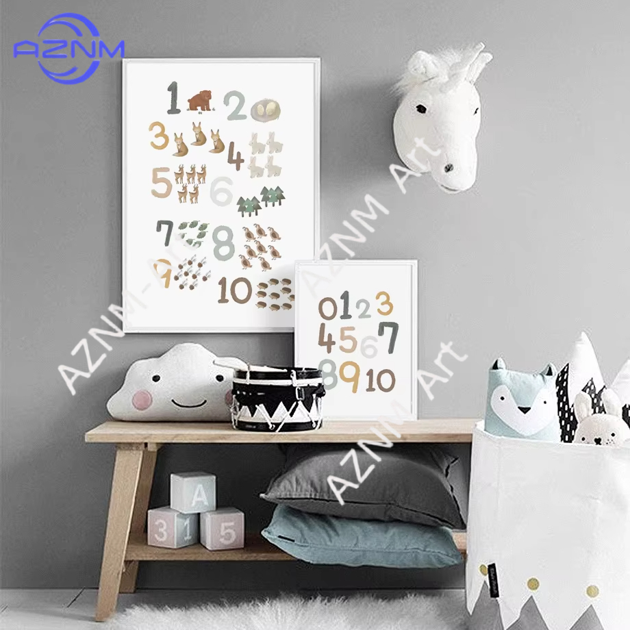 1/2 Pezzi Poster Educativi con - Kids Education Room recensione e prezzo