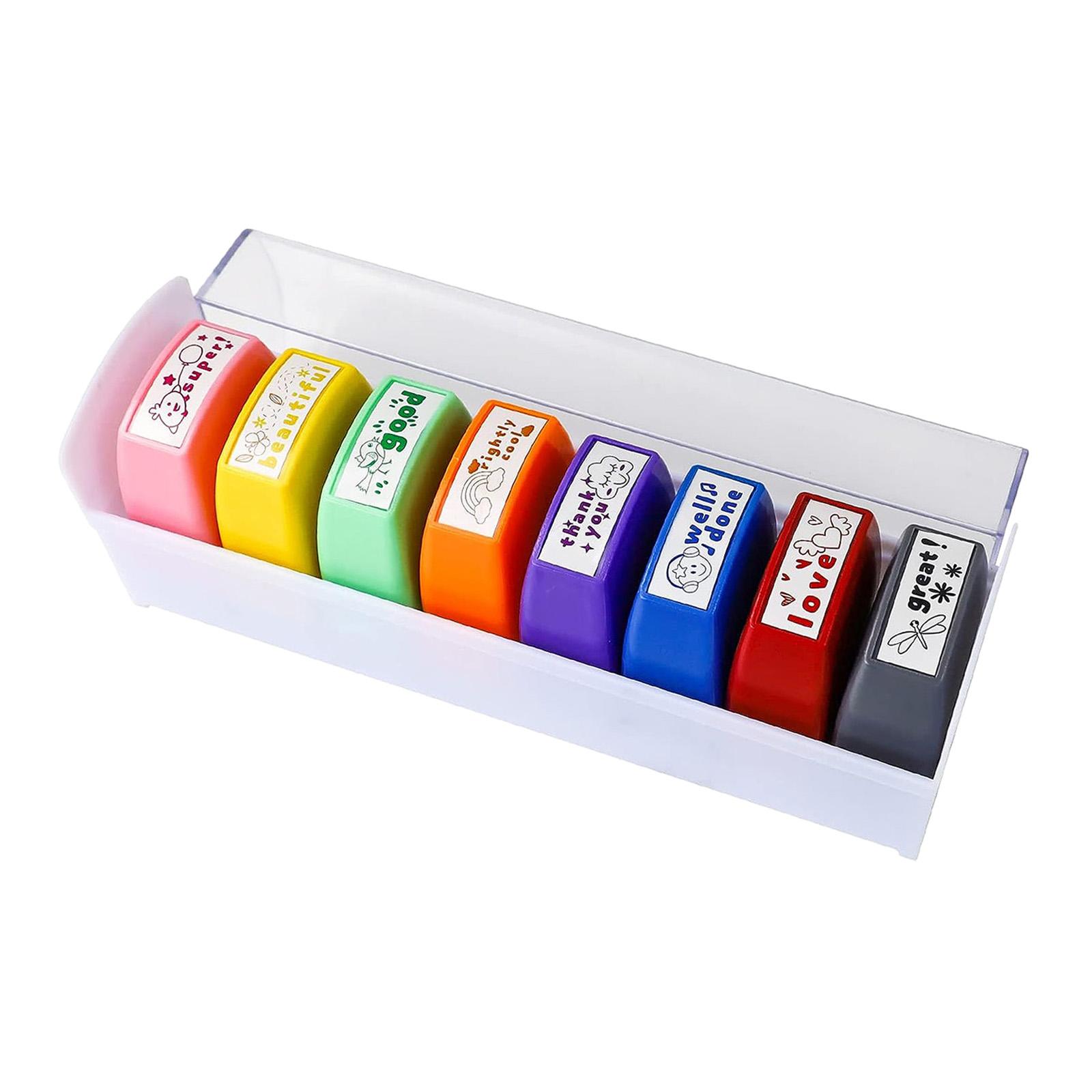 8x Set di timbri per insegnant - Kids Education Motivation recensione e prezzo