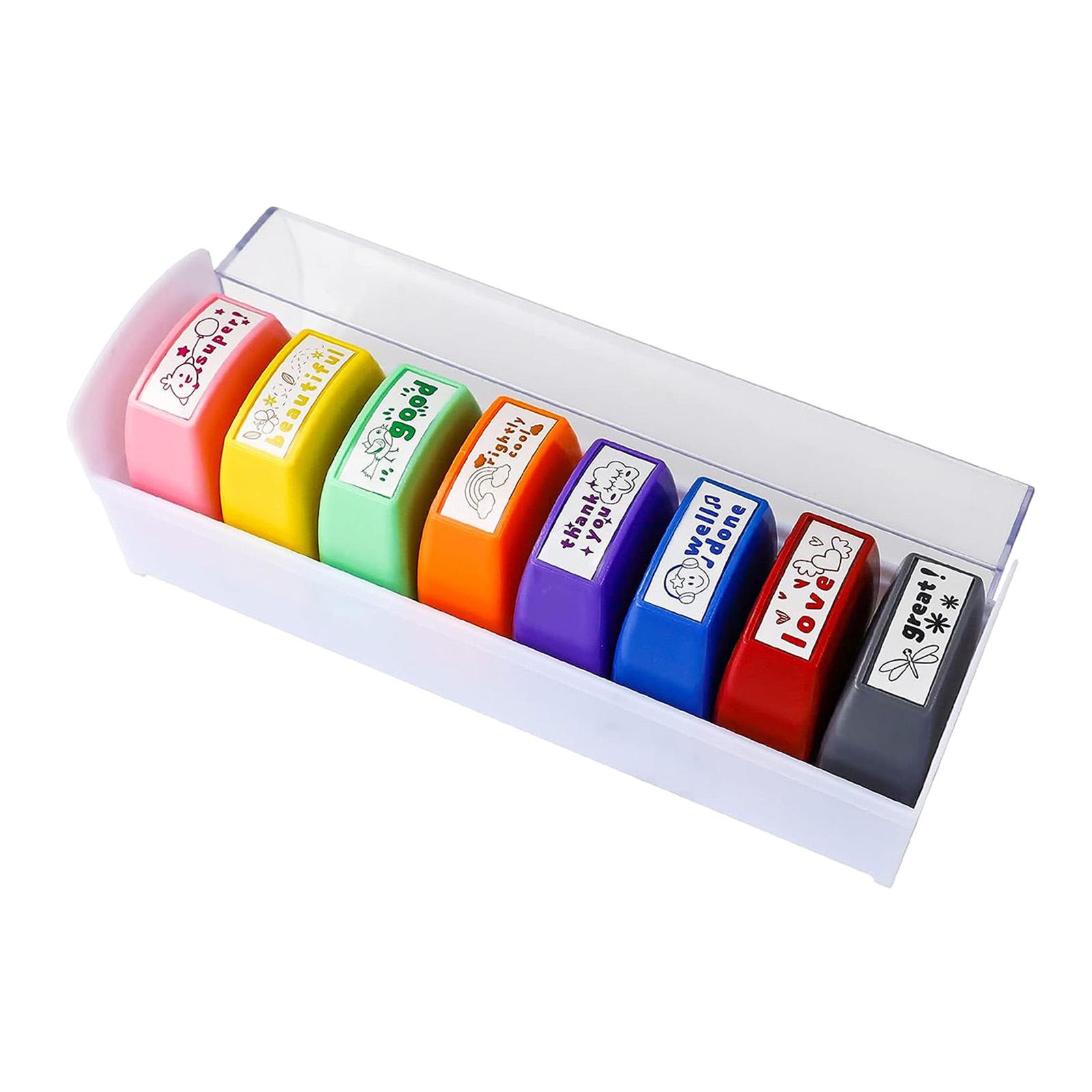 8x Set di timbri per insegnant - Kids Education Motivation recensione e prezzo