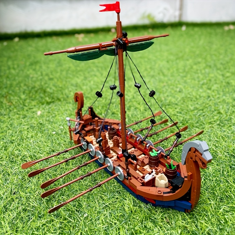 MOC Medievale Vichingo Nave 46 - Kids Education Allowance recensione e prezzo