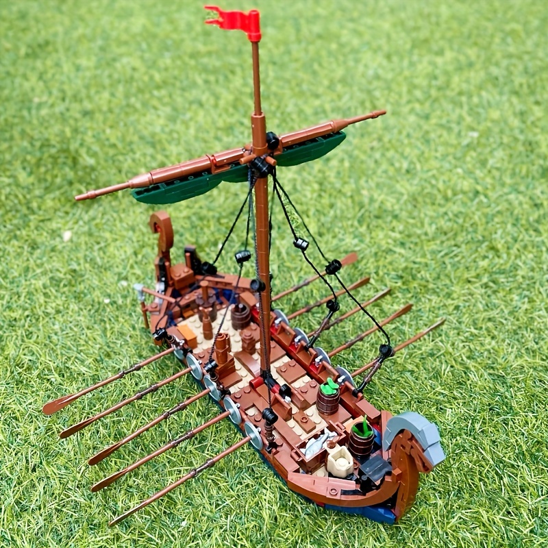 MOC Medievale Vichingo Nave 46 - Kids Education Allowance recensione e prezzo