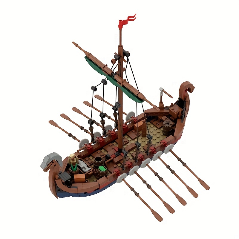 MOC Medievale Vichingo Nave 46 - Kids Education Allowance recensione e prezzo