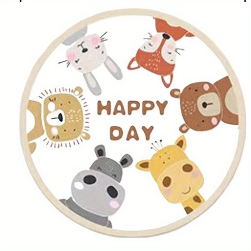 Tappeto Rotondo con Animali Fe - Happy Kids Education recensione e prezzo