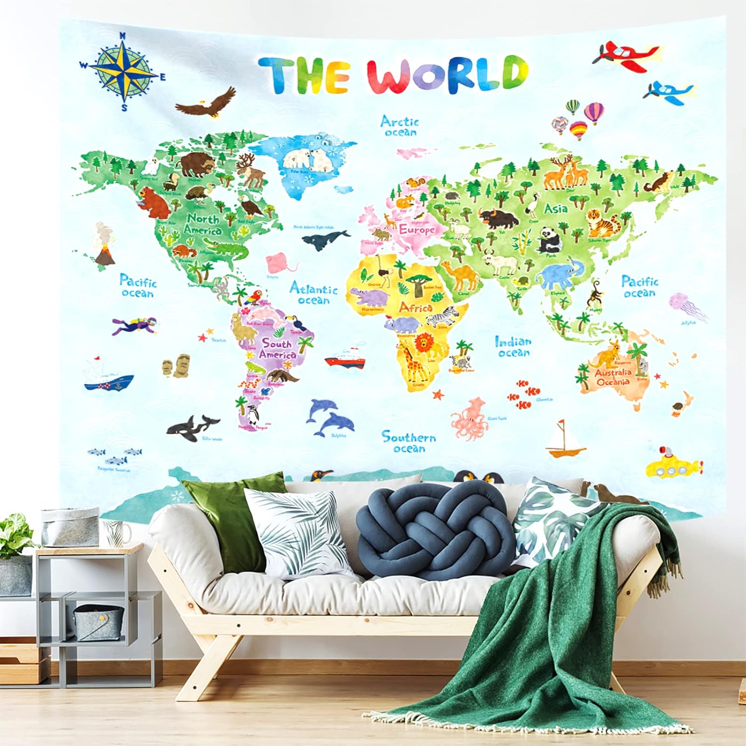 Mappa del mondo per bambini Ar - Kids Education Room recensione e prezzo