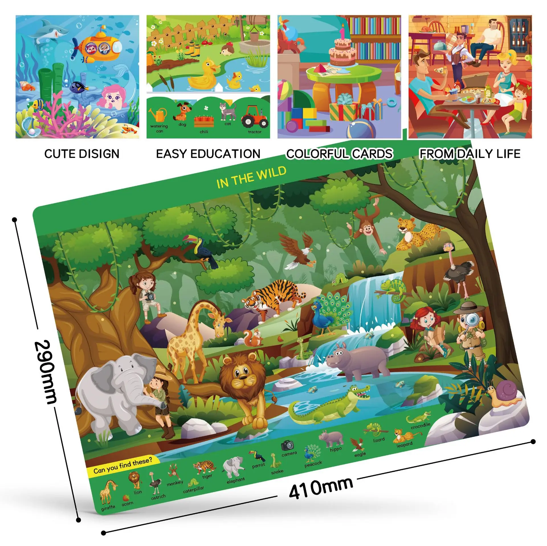 Kit di Attività Montessori 'Ce - Kids Educational Mat recensione e prezzo