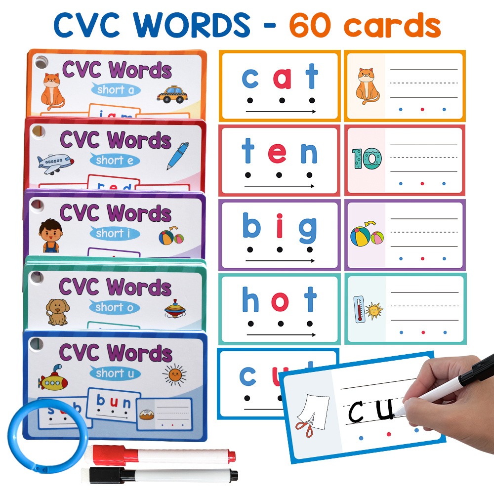 Schede flash per scrittura can - Phonics Card Game recensione e prezzo